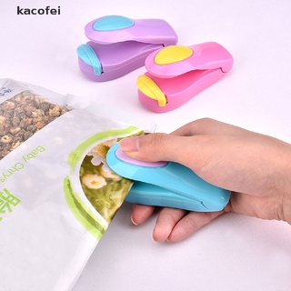 [kacofei] paquete sellador portátil mini máquina de sellado de alimentos de cocina snack clip sellador de calor