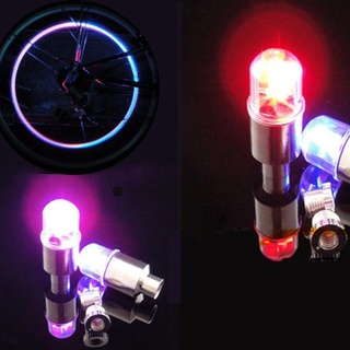 12 luces LED para rueda de coche, detección de movimiento, válvula de válvula, luz para bicicletas