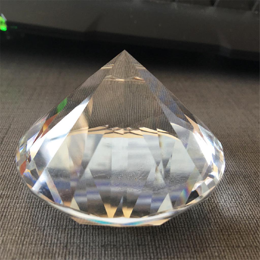 AUG Dongxi transparente grande 60 mm K9 cristal diamante vidrio arte papel papel decoración adorno (3)