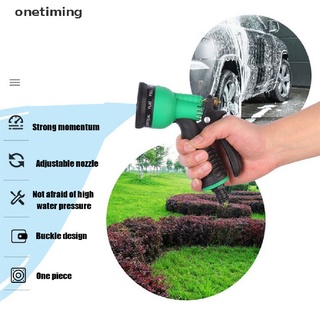 otmx 8 función spray boquilla - pistola de manguera de agua multipatrón jardín ajustable niebla gloria