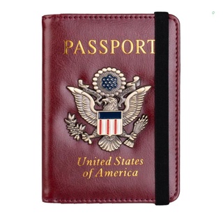 ran RFID Blocking Passport Holder Travel Wallet