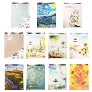 camp 40 hojas a4 papel acuarela cuaderno de notas para pintar dibujo diario diario cuaderno suministros del artista