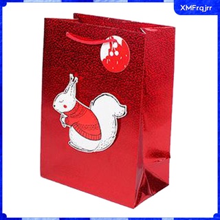 [xmfrqjrr] 1 bolsas de papel brillante para fiesta de boda, regalo de cumpleaños, bolsas de regalo de navidad, bolsas con asa para fiesta