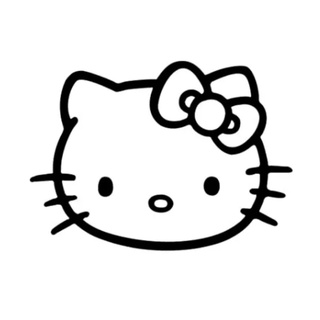 1pz vinil Stiker Hello Kitty Auto Computadora Pared Cristal (2)