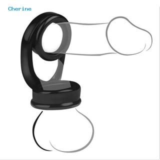 [♥CHER] Male Soft Flexible Dildo Penis Lock Scrotum Ring Delay Ejaculation Adult Sex Toy