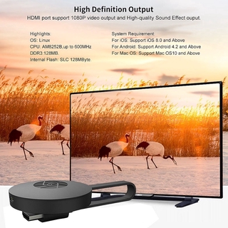 Anycast G2X Chromecast WIFI transmissão sem fio HDMI para TV (5)