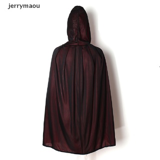 [jerrymaou] disfraz de cosplay con capucha de vampiro rojo negro para adultos y niños dagh