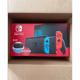 New Nintendo Switch Neon Console Bundle: Headset, Nano Wireless Controller, and Case (2)
