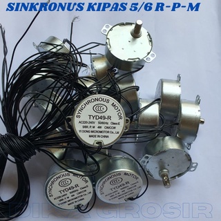 Synchronus ventilador 5/6 rpm lentamente derecha izquierda ventilador