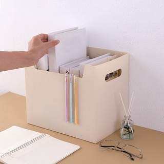 simple escritorio caja de almacenamiento portátil carpeta organizador casa oficina gabinete