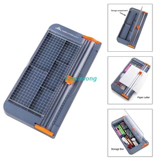 KOMA Manual A4 Paper Trimmer Cutter Multifunctional Storage Box Portable Guillotine Trimmers Photo Labels Cutting Machine