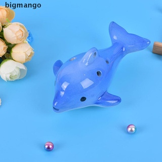 [bigmango] Mini instrumento profesional de 6 hoyos Ocarina CeramicFlute coleccionable (1)