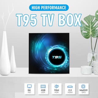 T95 Smart Android 10.0 TV Box Quad Core 6K WIFI HD Media Stream Player