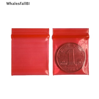 [WhalesfallBI] 100PCS 3 * 4 Cm Joyería Moneda Ziplock Cierre Con Cremallera Bolsas De Plástico Reclosable Venta Caliente