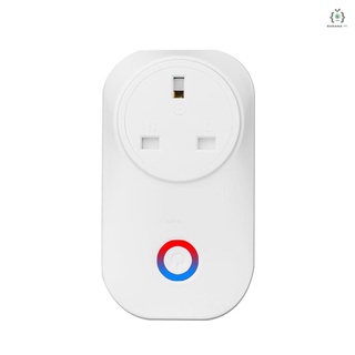 Ba Smart Plug Smart Home WiFi Outlet temporizador función Control remoto Control de voz Compatible con Alexa y Google Home, enchufe del reino unido