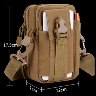 Bolsa táctica al aire libre militar bolsa de cintura cartera con cremallera multifunción teléfono bolsa bolsa para hombres al aire libre (3)