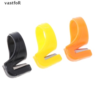 [vastfoR] 3pcs Finger Blade Needle Craft Thimble Sewing Ring Thread Cutter DIY Sewing .