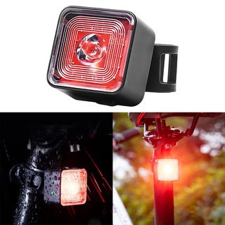 [july only] luz led luz de bicicleta de seguridad duradera inteligente de la noche de conducción de la lámpara de bicicleta luz trasera usb recargable freno de detección de luz (3)