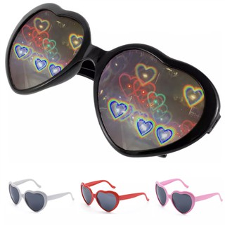 Lentes de Corazón Con Efecto Corazones de Luz Luces 3D Gafas Con Destello