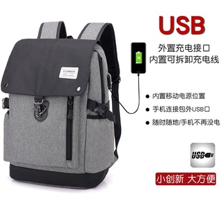 Mochila para hombre mochila de gran capacidad bolsa de viaje de ordenador Casual de moda de las mujeres de la escuela secundaria wcRC (2)
