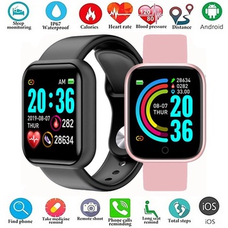 [F.M]Y68 reloj inteligente rastreador de ejercicios con pantalla táctil de 1,44 pulgadas, contador de calorías, monitor de actividad, compatible con frecuencia cardíaca, sangre (1)