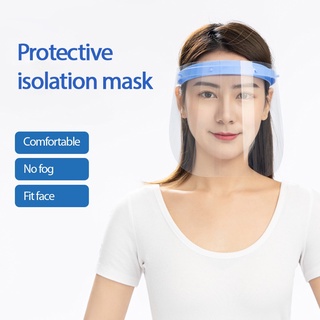 Máscara ajustable soporte de plástico máscara protectora cara completa transparente mascota pantalla sfsg