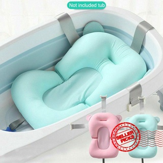 baby shower bañera almohadilla antideslizante asiento de bañera alfombrilla de seguridad almohada apoyo recién nacido w1u7