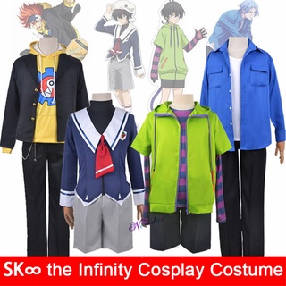 Disfraz de Anime SK8 the Infinity Langa Hasegawa Reki Kyan Miya Chinen, skeight, uniforme escolar, traje de peluca