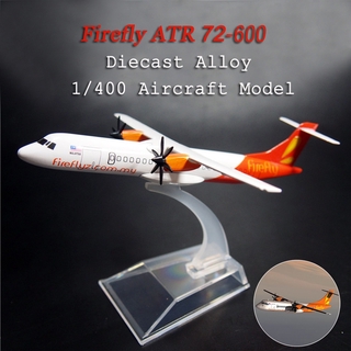 Malasia Firefly ATR-72-600 avión modelo Diecast Metal avión hélice avión con soporte de exhibición libre colección