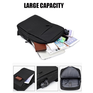 Mochila femenina Simple cargador Usb mochila hombres y mujeres ocio cómodo negocios bolsa de ordenador nuevo portátil mochila (5)
