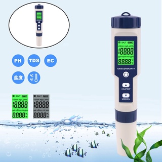 digital lcd tds ph medidor de agua pureza piscina salinidad medidas pluma