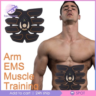[tac-9] 6 almohadillas tóner muscular Abdominal entrenador Abs estimulador muscular entrenamiento Fitness
