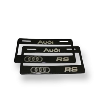 Par De Porta Placas Universal Audi Plata Auto/camioneta