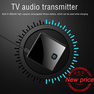 5.0 adaptador bluetooth de fibra bluetooth receptor y transmisor de audio 3.5 mm transmisor combo tv t6r2