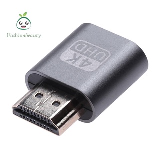 FASHION Virtual HDMI-compatible Dummy Adapter 1.4 DDC EDID Display Emulator for Miner (Grey)