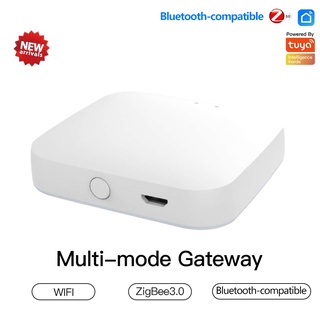 tuya Multi-mode Smart Gateway ZigBee 3.0 Bluetooth-compatible Mesh Hub Work with Tuya Smart App Voice Control via Alexa Google Home