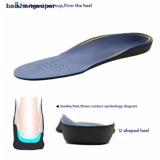BA1MX Unisex Flat Feet Arch Support Orthopedic Insoles EVA Pain Relief Shoe Pad Insole Martijn