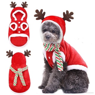 Merry Christmas Cute Dog Pet Clothes Puppy Teddy Santa Claus Puppy Clothes Activity