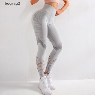 [bograg2] leggings de cintura alta fitness malla transpirable ropa entrenamiento leggins mx66