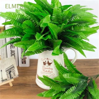 ELMER hoja falsa Artificial hierba eucalipto hoja Artificial planta de oficina vívida follaje boda decoración hogar verde decoración del hogar (1)