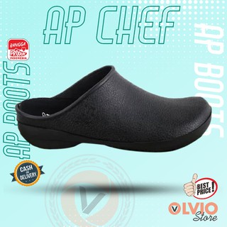 AP BOOTS Steril Shoes - AP CHEF 38-43 negro - zapatos de cocina de goma - botas AP.