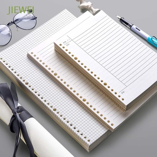 JIEWEI A5 B5 interior núcleo de papel planificador de página cuaderno de hoja suelta cuaderno diario bloc de notas oficina suministros escolares horario cuadrícula espiral recarga espiral carpeta dibujo boceto cuadernos (1)