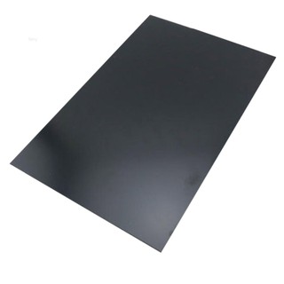 limy 1 pieza nuevo Durable negro ABS estireno plástico placa plana de 0,5 mm de espesor