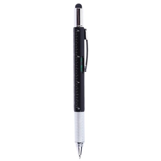 destornillador multifuncional de tinta azul bolígrafo nivel regla bolígrafo bolígrafo (6)