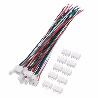 10 juego nuevo 4 pines Mini Micro JST XH mm 24AWG conector enchufe con cables 150 mm hengmaTimeMall