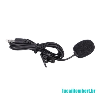 () micrófono de alta calidad mini 3,5 mm manos libres micrófono clip en solapa lavalier para pc portátil negro (1)