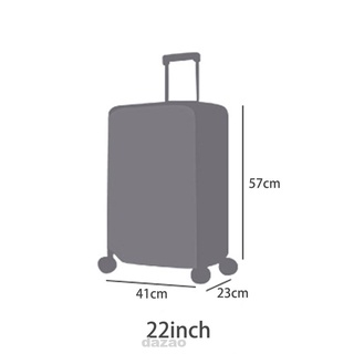 Cubierta protectora de equipaje de PVC transparente de plástico para maleta, 2628 pulgadas