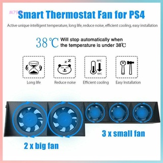 TP4-005 Smart Turbo Temperature Control 5-Fan For Playstation 4 For PS4