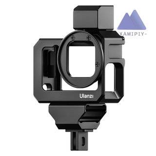 Ulanzi G9-5 cámara de acción Video jaula de Metal Vlog caso de protección con doble montaje de zapata fría 52