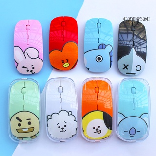 BTS BT21 Chimmy Cooky RJ Mang Notebook Desktop Wireless Mouse for Game Office